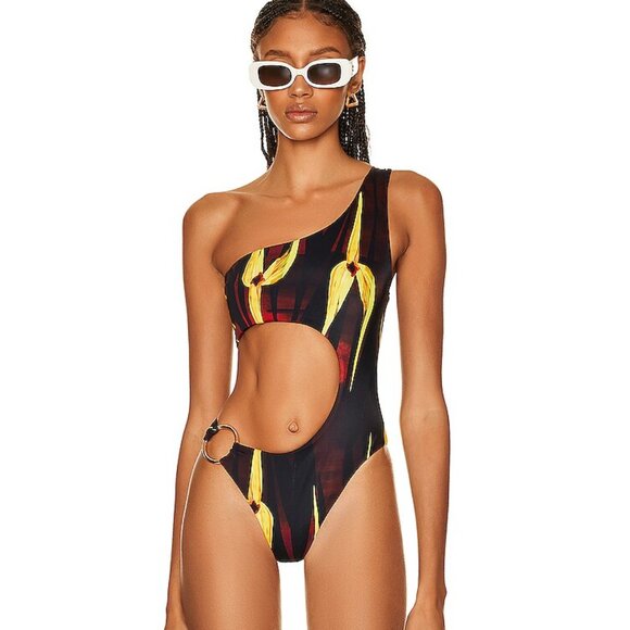 Louisa Ballou, Half Moon One Piece Swimsuit | Size: S - Picture 2 of 10